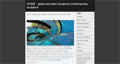 Desktop Screenshot of glassandsteelsculpture.com