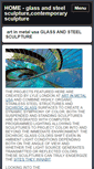Mobile Screenshot of glassandsteelsculpture.com